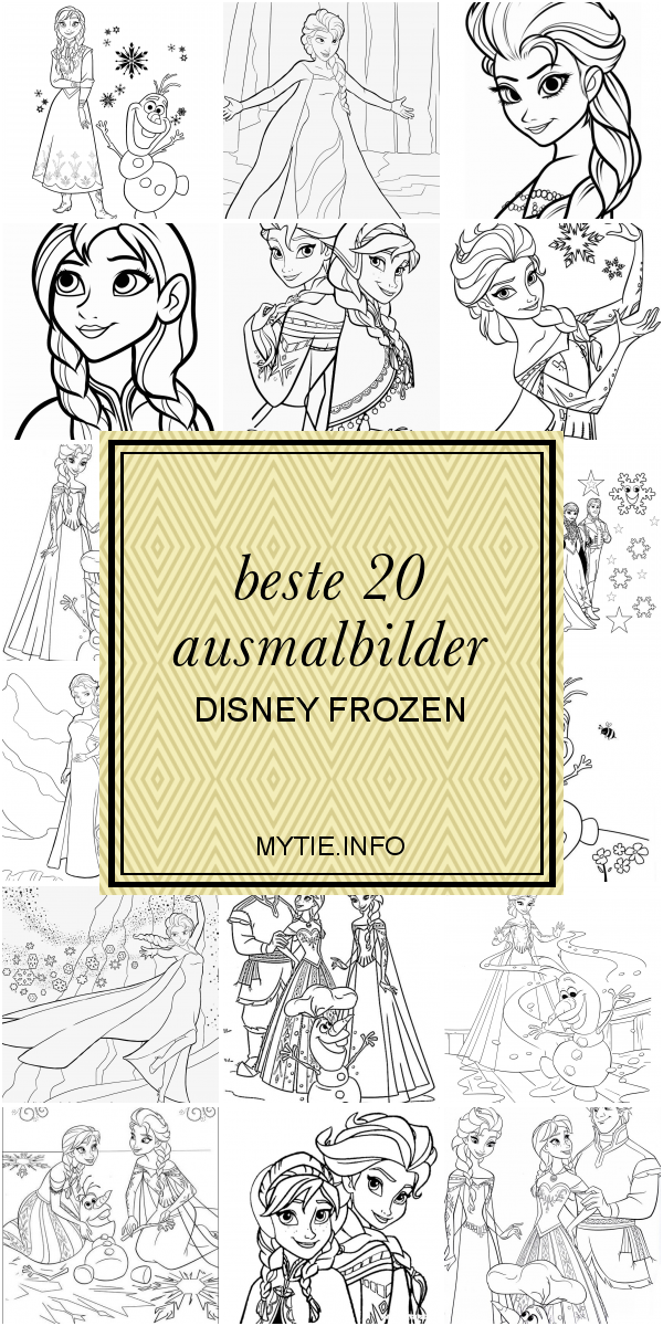 Beste 20 Ausmalbilder Disney Frozen